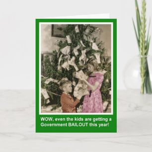 JulBailout för barn Helgkort