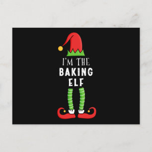 Julbakande Alv Julpassande Familjepassande Present Vykort