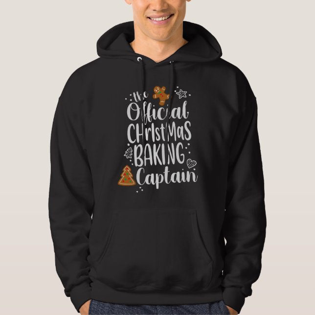 Julbakande Pepparkaks Cookie Kapten Team C Hoodie (Framsida)