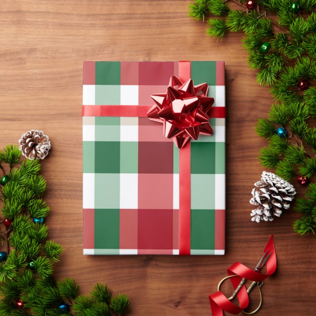 Julbakåtkontroll Mönster Presentpapper (Julgåva)