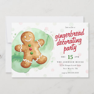 Julbakelse Dekorering Julfest Inbjudningar