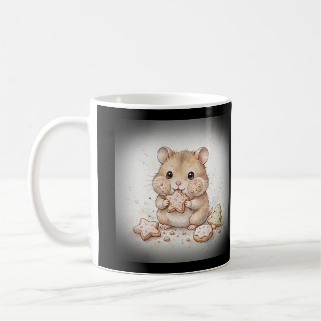 Julbakelse Hamster Kaffemugg (Vänster)