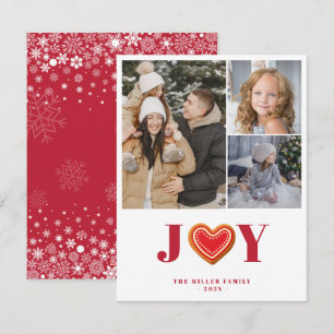 Julbakelse Kakor Glädje Jul Flerfotoskort Julkort
