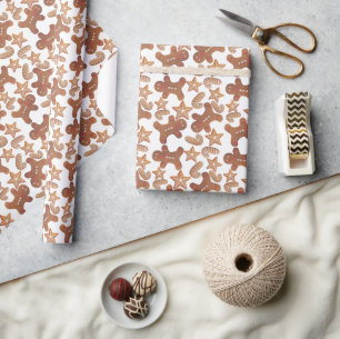 Julbakelse Kex Mönster Presentpapper
