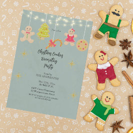 Julbakelsedekorationsfest inbjudan