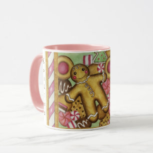 Julbakelser Gingerbread Man Kaffe Mugg