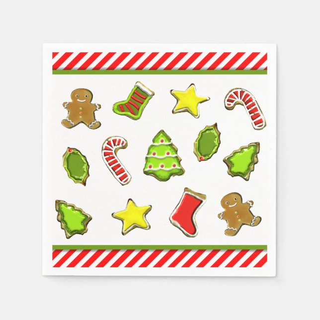 Julbakelser Julfest Pappersservett (Framsidan)