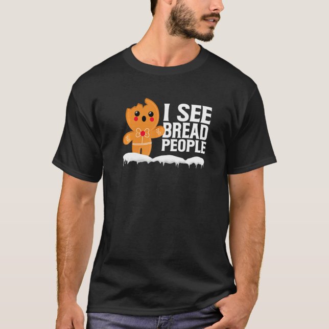 Julbakelser Konditor  Gingerbread Man Kak T Shirt (Framsida)