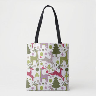 Julbakgrund: Festive Season Design Tygkasse