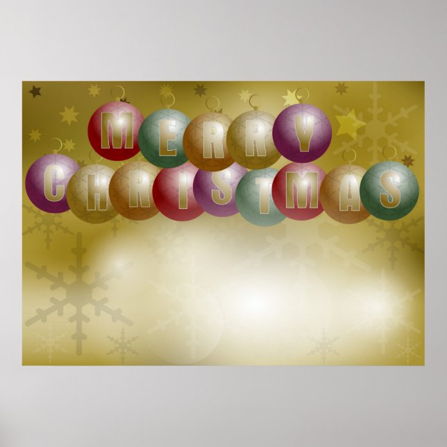 Julbakgrund Poster (Framsidan)