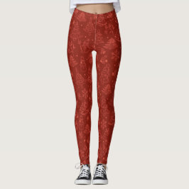Julbakgrund Sömlös Mönster Leggings