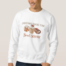 Julbaking Team Bowl Stirrer T-Shirt Lång Ärmad Tröja