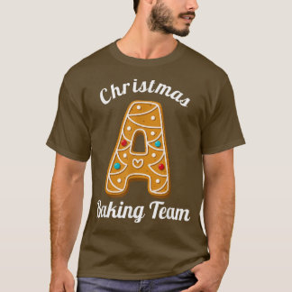 Julbaking Team Brev A Helgdag Matching Fa T Shirt