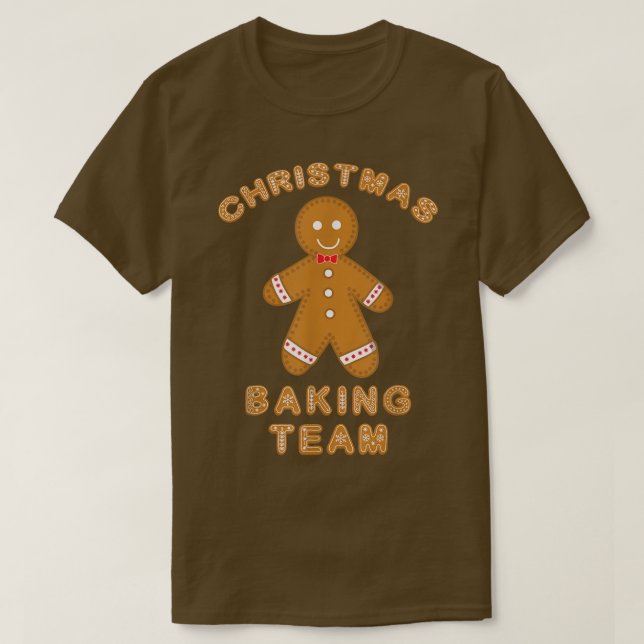 Julbaking Team Cookie Ginger Bread T-Shirt (Design framsida)
