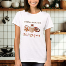 Julbaklag T-Shirt för Bakdrottningen