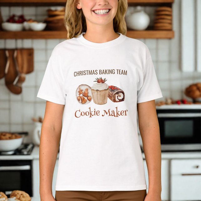 Julbaklag T-Shirt för Cookie Maker (Skapare uppladdad)