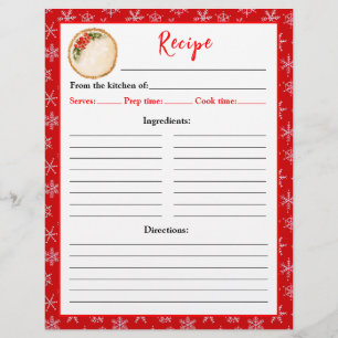 Julbakning Jul Paj Recept Sida Reklamblad