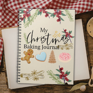 Julbakningsjournal | Högbakningsrecept Anteckningsbok