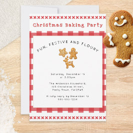 Julbaksparty med pepparkaksgodisar inbjudningar