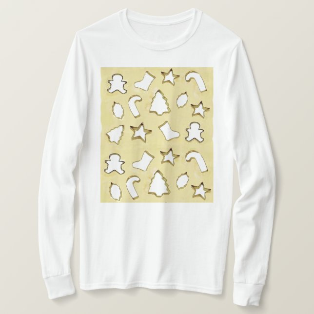 Julbakstema för kakor tee shirt (Design framsida)