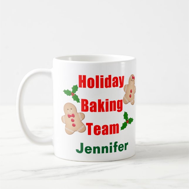 Julbakstema Gingerbreadkakorna Kaffemugg (Vänster)