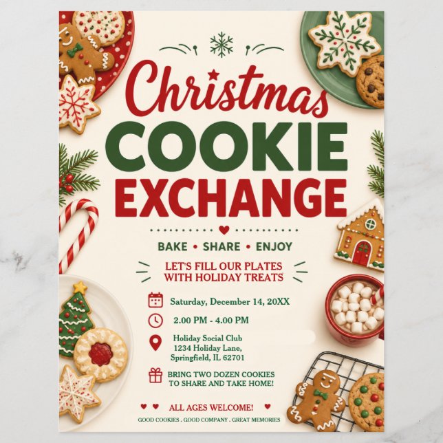 Julbakswappar Flyer (Framsidan)