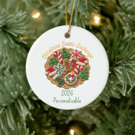 Julbakswappresent Julgransprydnad Keramik