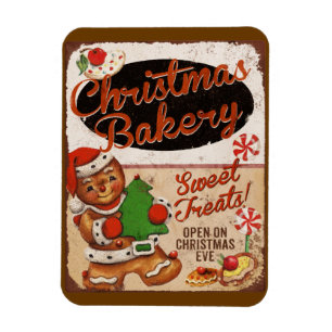 Julbakverk Gingerbröd Kitchen Magnet