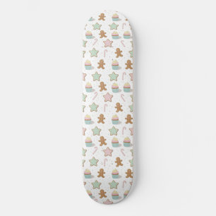 Julbakverk Mönster Mini Skateboard Bräda 18,5 Cm