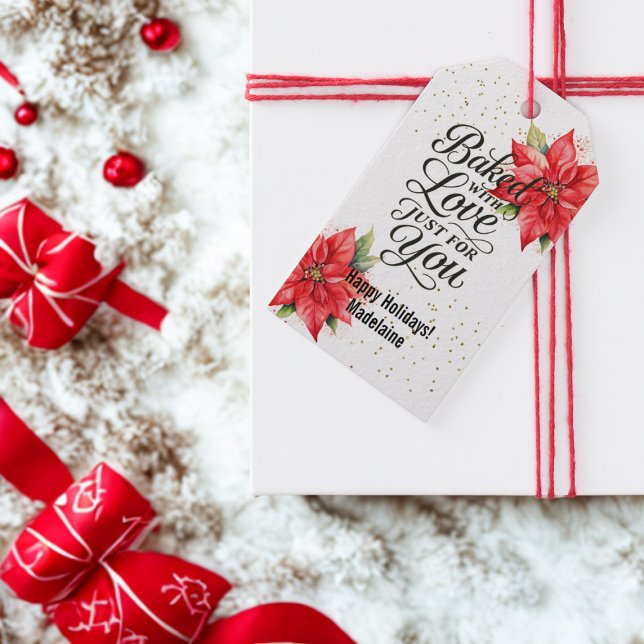 Julbakverk Presentetikett (Personalized Christmas baked goods tag)