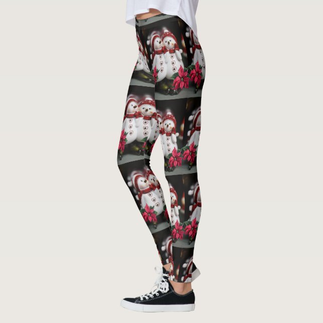 Julbalar, Snögubbe Leggings (Vänster)