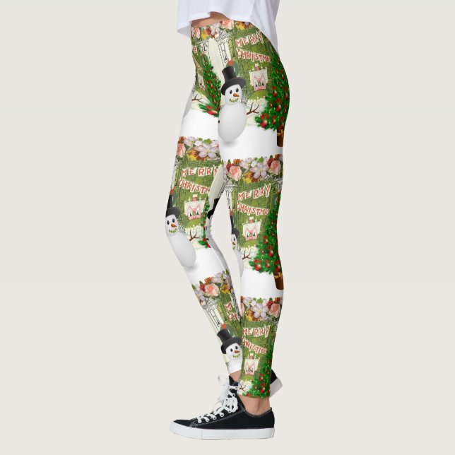 Julbalar, Snögubbe Leggings (Vänster)