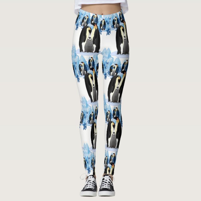 Julbalgings Penguin Leggings (Framsida)