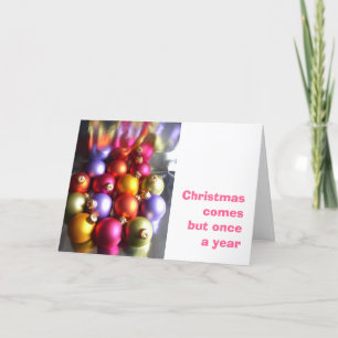 Julbaljkort Helgkort
