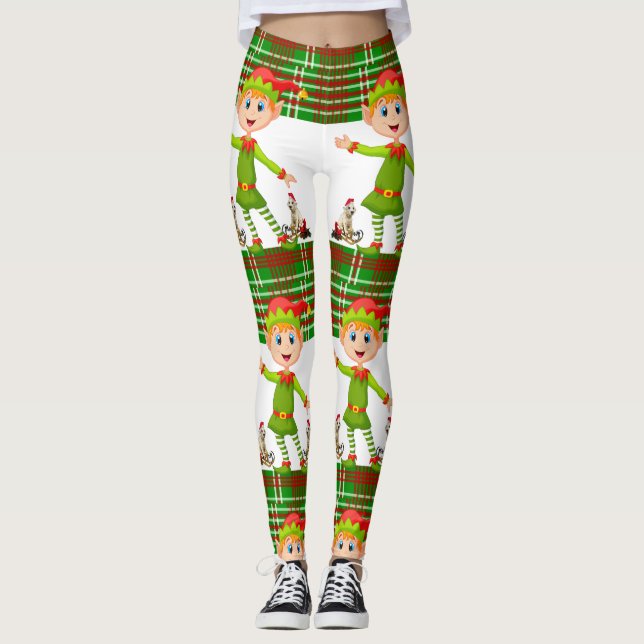 Julbalkar, Elf Leggings (Framsida)