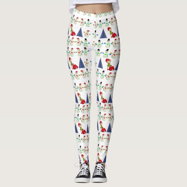 Julbalkar, Elf Leggings (Framsida)