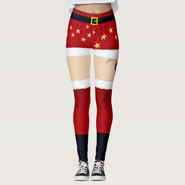 Julbalkar Leggings (Framsida)
