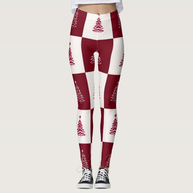 Julbalkar Leggings (Framsida)
