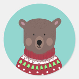 Julbälte Runt Klistermärke