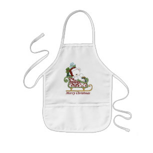 Julbältet helgdag apron barnförkläde