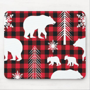 Julbältet Mönster Mouse Pad Musmatta