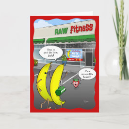 Julbanan Rolig Helgkort