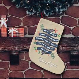 Julbanderollen i Blommigt, Helgdag Liten Julstrumpa