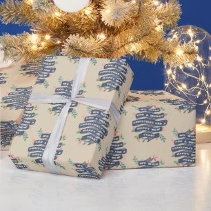 Julbanderollen i Blommigt, Helgdag Presentpapper