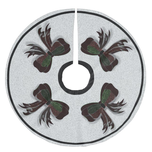 Julbänken - julgransmatta borstad polyester (Framsidan)