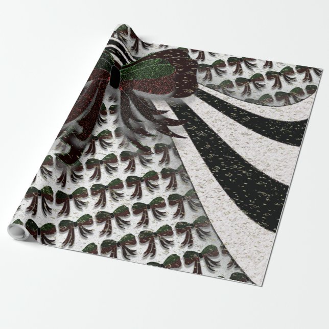 Julbänken - presentpapper (Utrullad)