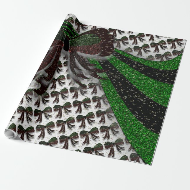 Julbänken - presentpapper (Utrullad)