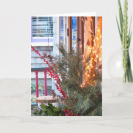 Julbär och ljus - Martha's Vineyard Kort