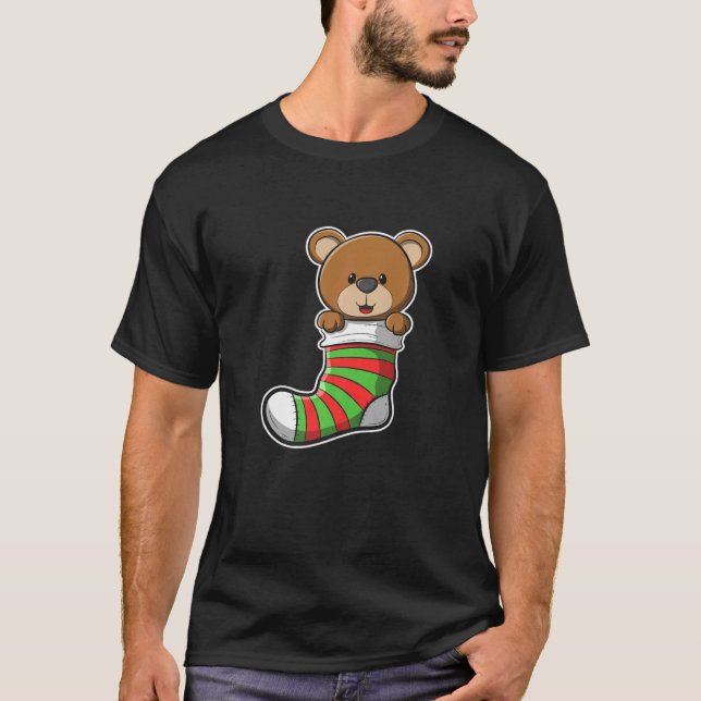Julbårbild Inuti julklapp T Shirt (Framsida)