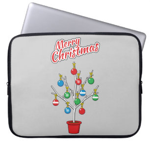 Julbare Gren Träd - God jul Laptop Fodral
